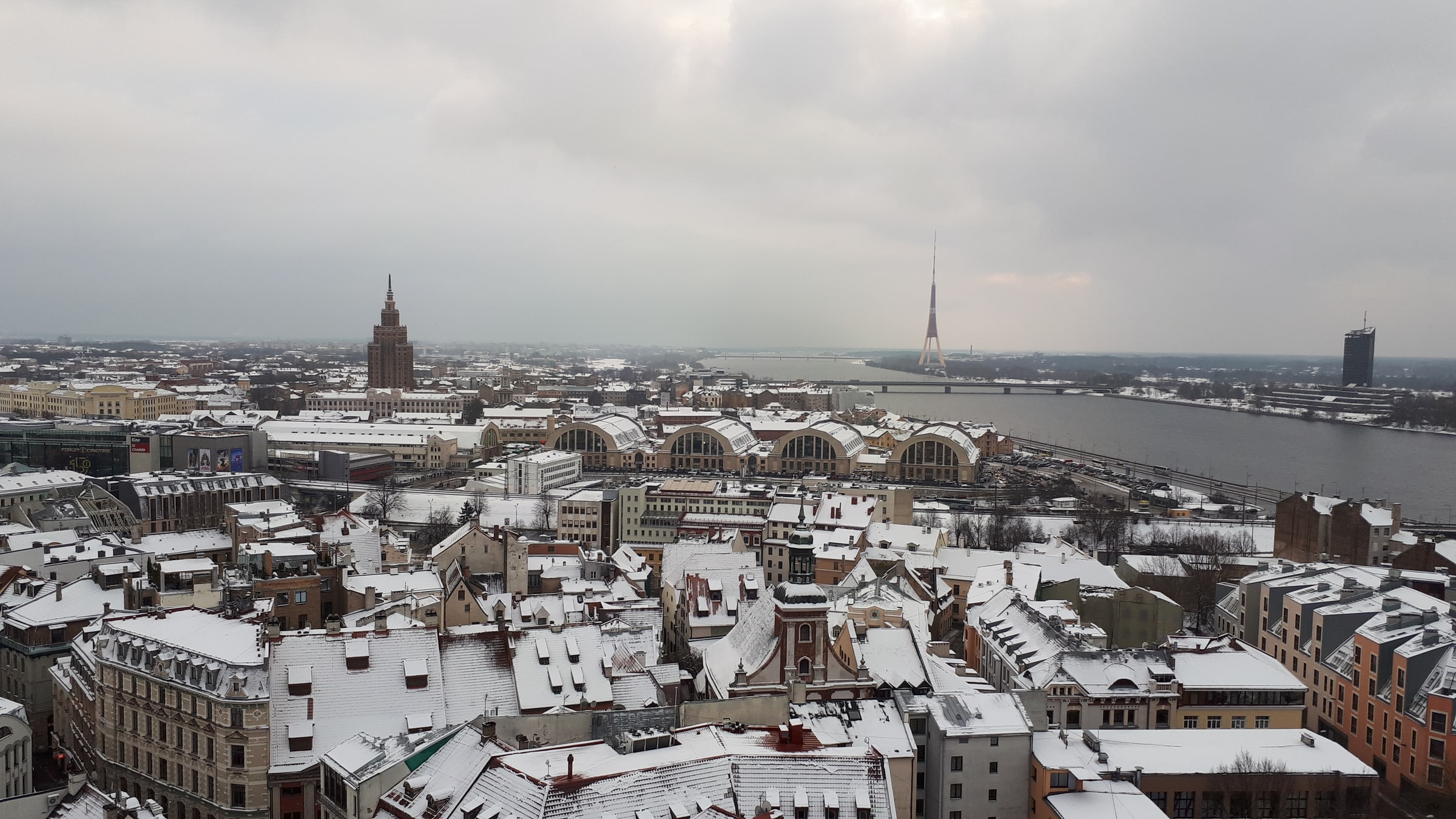 Rīga rooftops, December 2018