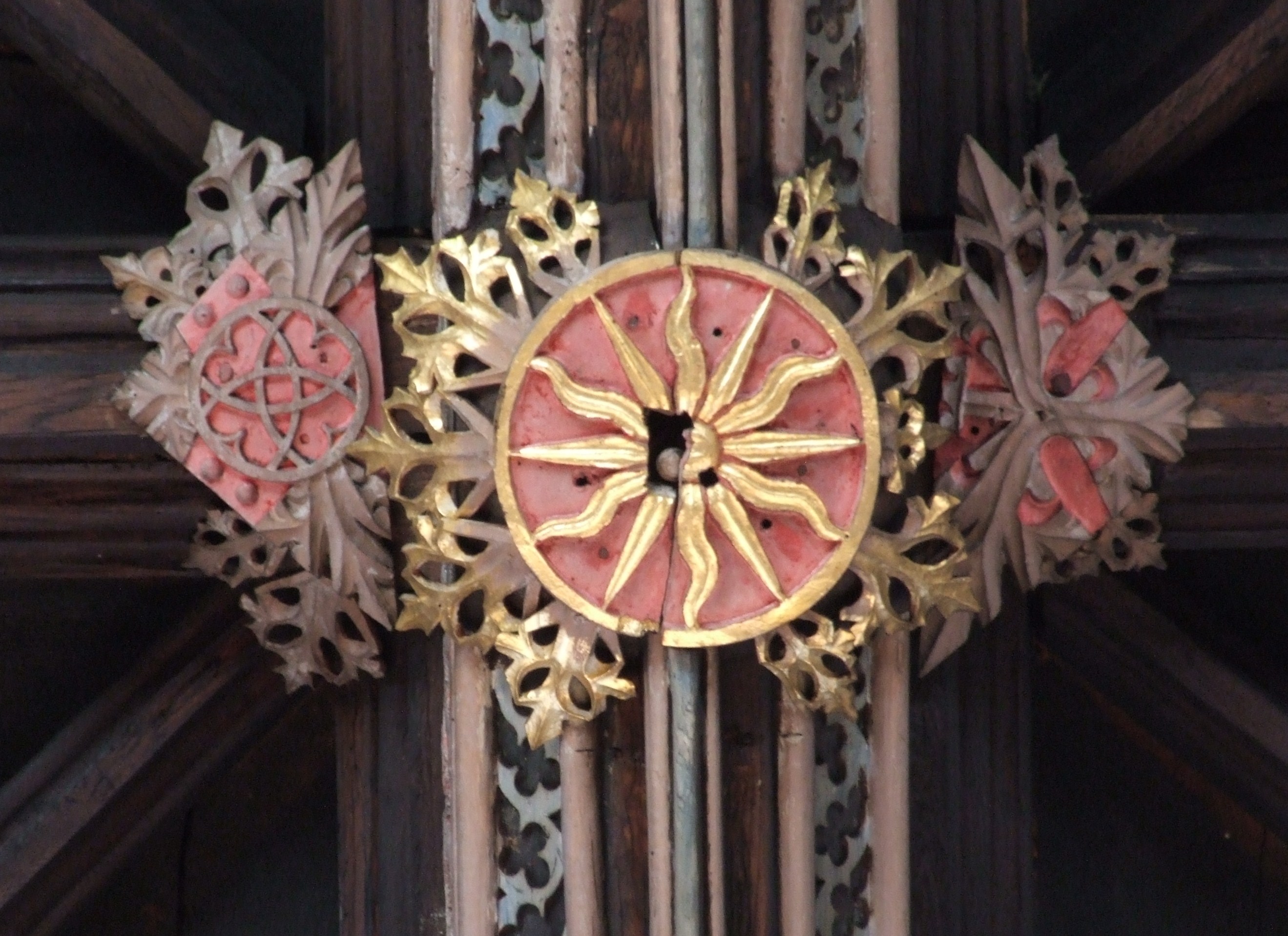 Timber roof detail, St Helen Witton Church